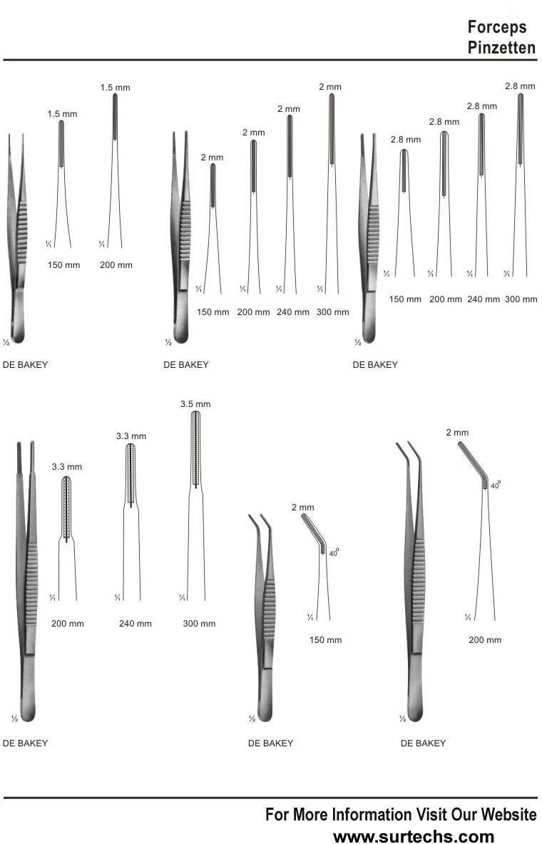 Debakey Forceps