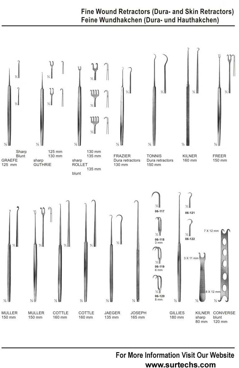 Fine Wound Retractors