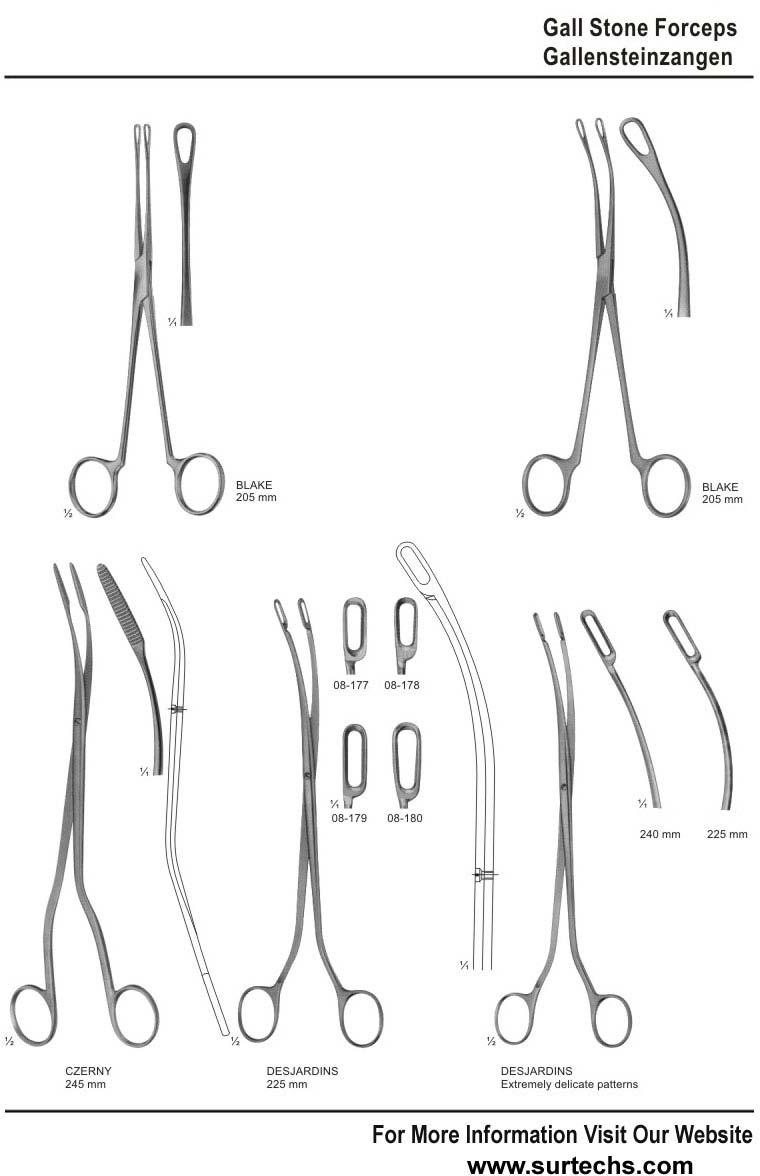 Surgical Gall Stone Forceps