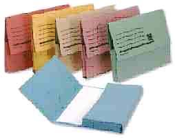 2 Flap Files, for Carry Documents, Pattern : Plain, Printed