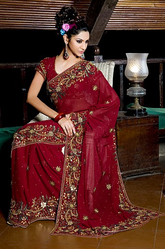 bridal saree