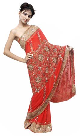 Party Wear Sarees- ME 118