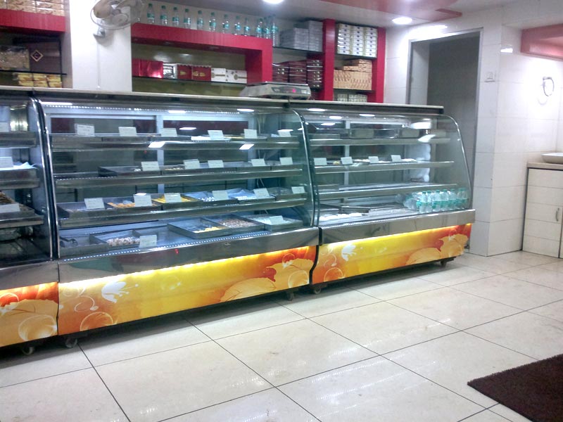 Stainless Steel Electric Sweet Display Counter 9, Feature : Good Freshness, Non Breakable, Works In Low Power
