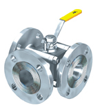 Three Way Ball Valves, Feature : Choice of seat material