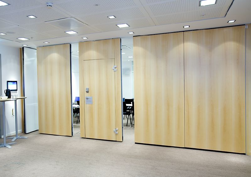 Sound Proof Sliding Operable Office Partition Walls