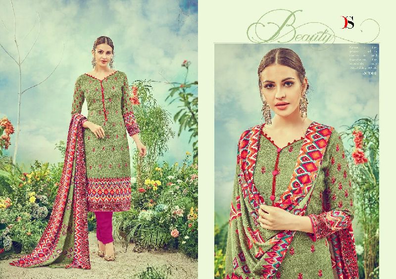 deepsy florence cotton satin embroidered suits