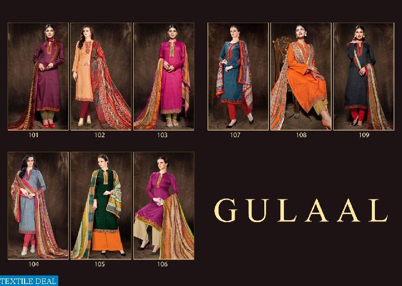 house of lawn gulaal vol 2 jam satin embroidered suits