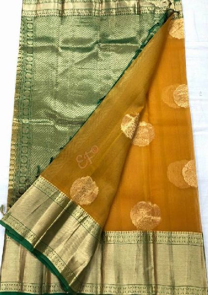 Organza Silk Sarees, Length: 6.3 m (With Blouse Piece) at Rs 2500 in Chennai