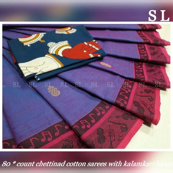 SL 80 count chettinad sarees