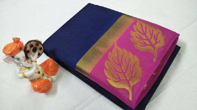 Tussar silk sarees contrast blouse
