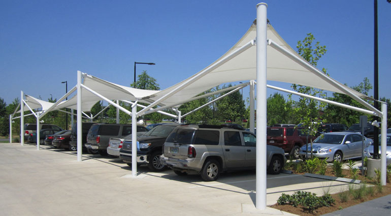 Car Parking Tensile Structure