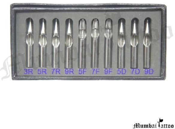 Stainless Steel Tattoo Tips Set
