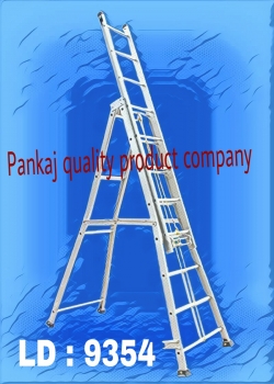 ALUMINIUM TELESCOPIC SELF SUPPORTING LADDER