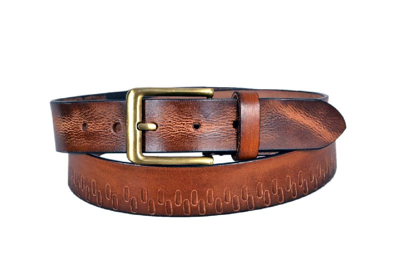Imported buckle casual leather belt, Width : 40mm