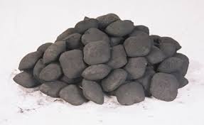 Coconutshell charcoal briquettes
