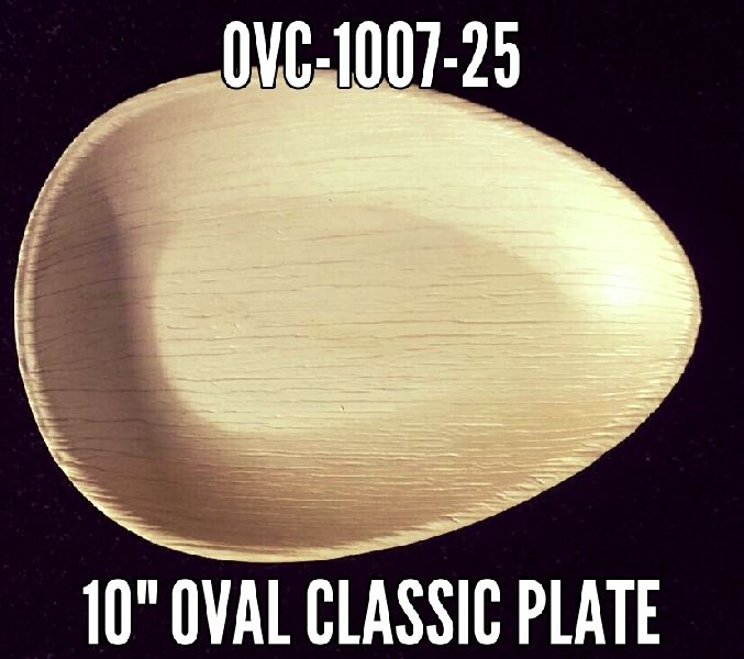10 Inch Oval Classic Plate