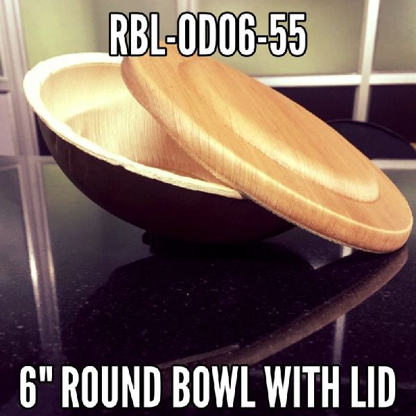 6 Inch Round Bowl With Lid