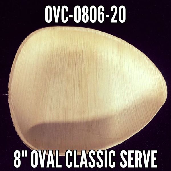 8 Inch Oval Classic Service Plate