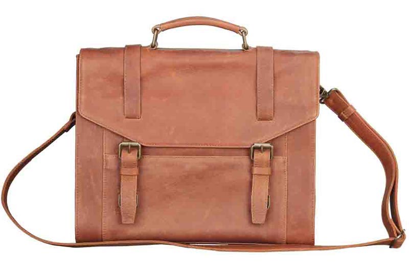 Eco Leather Office Bag, Color : Brown