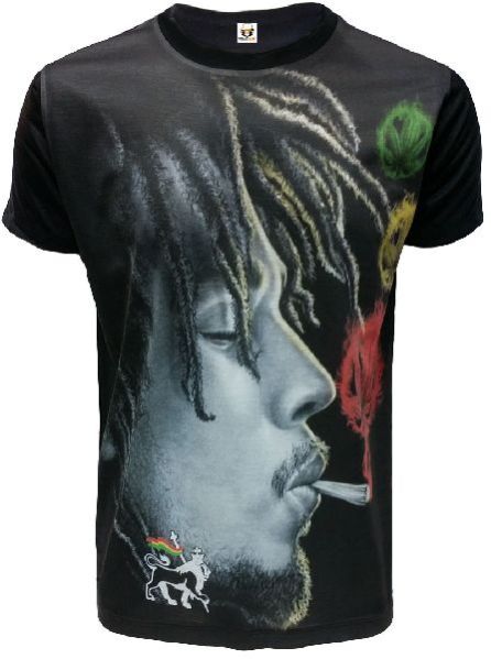 BOB MARLEY Sublimation All Over Fashion T-shirt