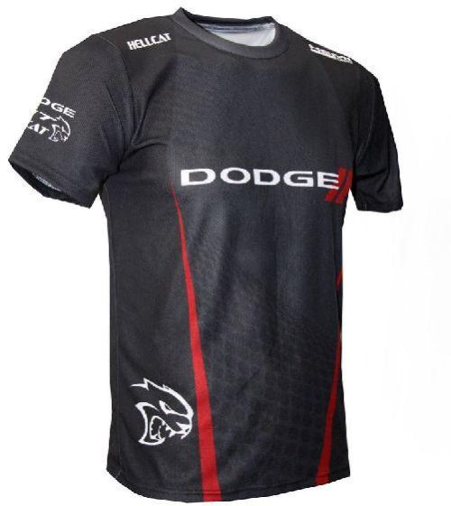 DODGE - Full Sublimation Print Blue T-shirt