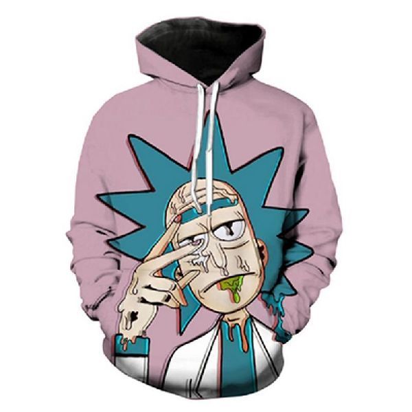 Fashion Rick and 3D Print Women/Men Pullover Hoodie Sweatshirt Jumper Tops
