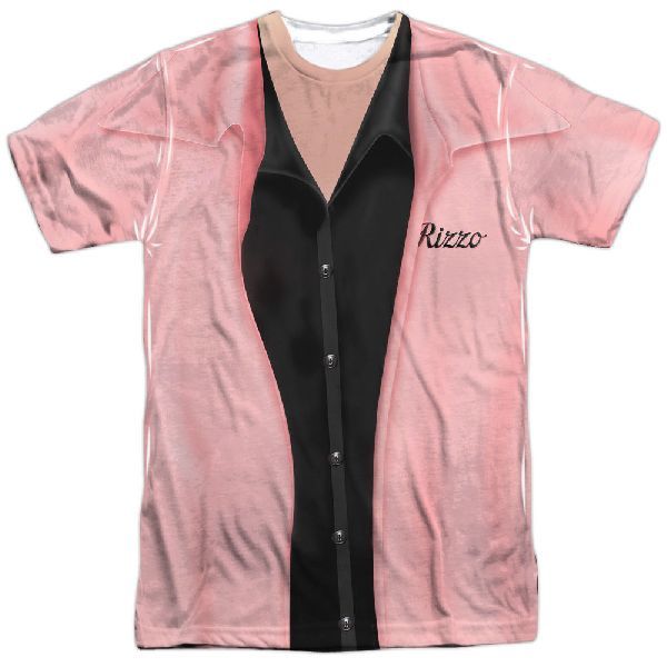 Grease Movie RIZZO PINK LADIES 1-Sided Sublimated Big Print Poly T-Shirt
