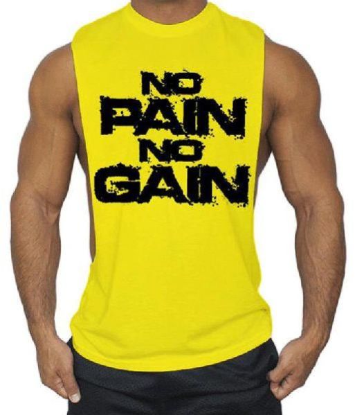 Men's Gym Muscle Singlet Tank Top Bodybuilding Workout Sport Jogger Fitness Vest