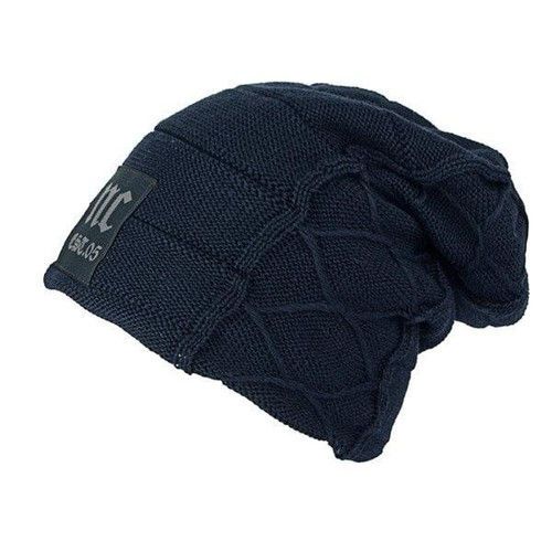 Unisex Womens Mens Knit Beanie Hat Hip Hop Cap Winter Warm Oversized Hats