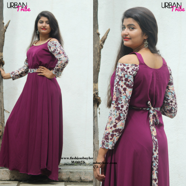 Long Dress By Doomni Fashions Pvt Ltd Long Dress Inr 1 90 K Piece S Approx Id