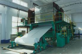 Paper recycling plant