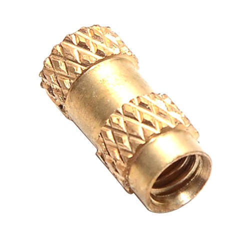 Solid Brass Threaded Inserts, Color : Golden