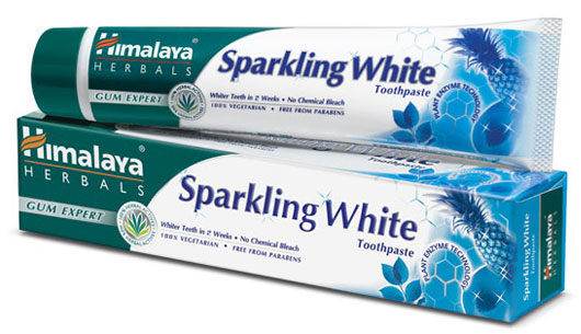 Himalaya Sparkling White Toothpaste, for Teeth Cleaning, Feature : Anti-Bacterial, Anti-Cavity, Basic Cleaning