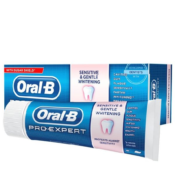 Oral-B Pro Expert Toothpaste, for Teeth Cleaning, Packaging Type : Plastic Packets