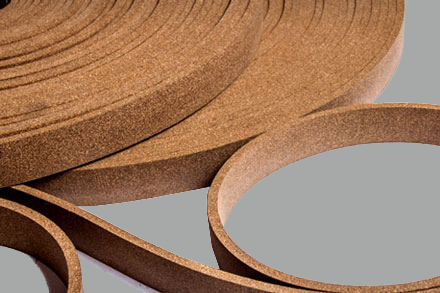 Rubberised Cork Strips