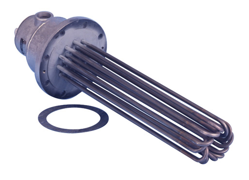 Flanged immersion heaters