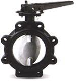 Rubber Lined Butterfly Valve with Lugged