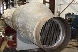 Reboiler heat exchanger