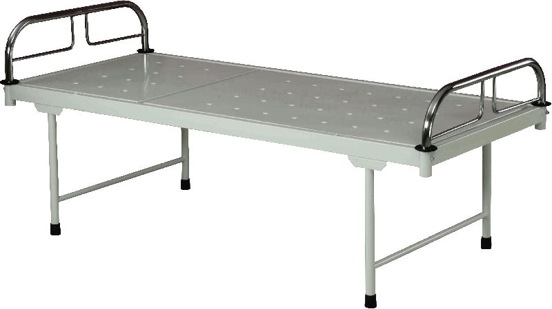 Polished Stainless Steel Plain Hospital Bed, Feature : Fine Finishing, Quality Tested