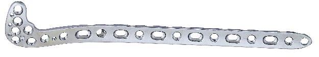 Stainless Steel Proximal Tibia Locking Plate, for Orthopedic Trauma Surgery