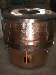 ARECTO1 Copper Round gas Tandoor