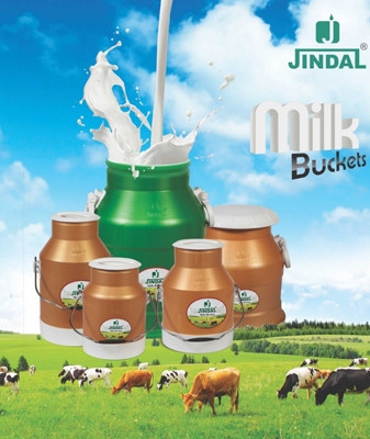milk buckets