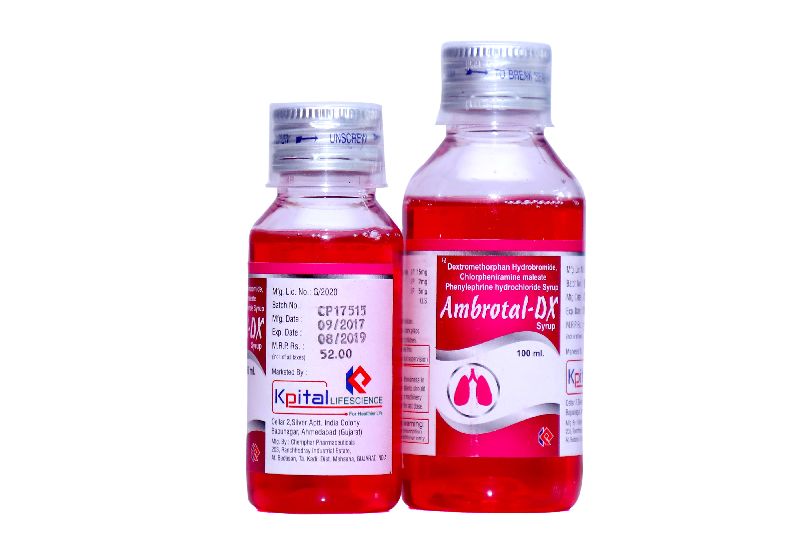 Ambrotal-DX Cough Syrup, Form : Liquid