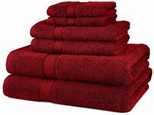 Bpitch Turky Maroon Bath Towel Set, Size : Multisize