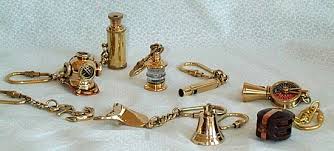 Brass Nautical Keychains