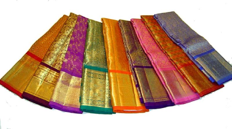 Murshidabad Silk Sarees, Pattern : Plain, Printed