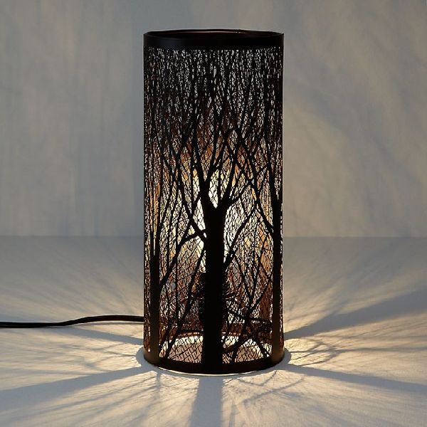 Iron Decorative lantern, Color : Black