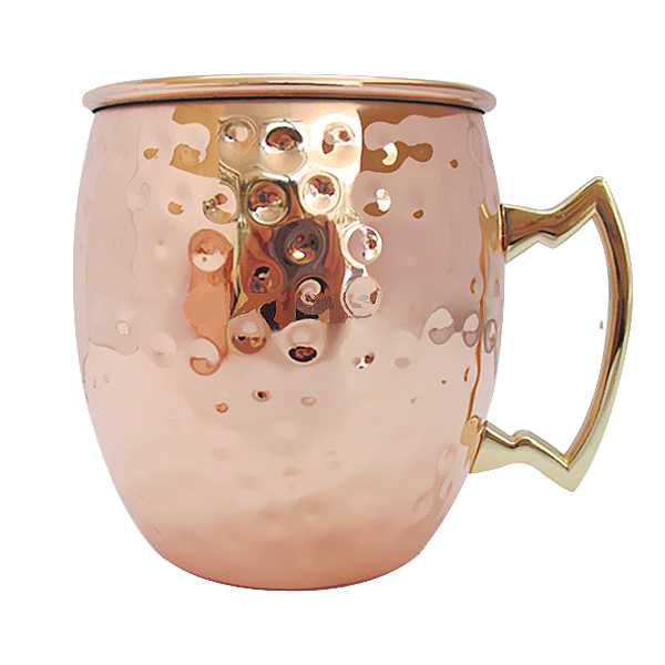 Pure Copper Mug With Brass Handle