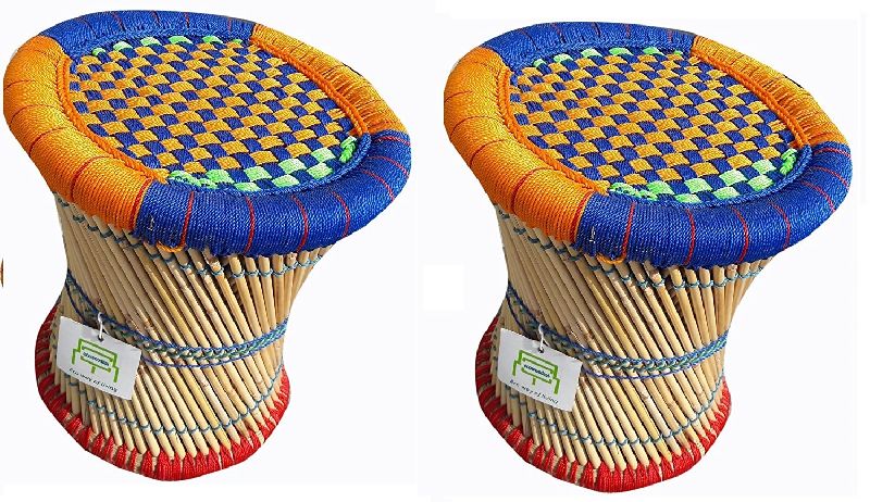 Handicraft Living Room Stool Set, for Indoor/outdoor, Color : multi color