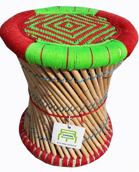 Ecowoodies Canna Indoor HandiCraft Living Room Stool